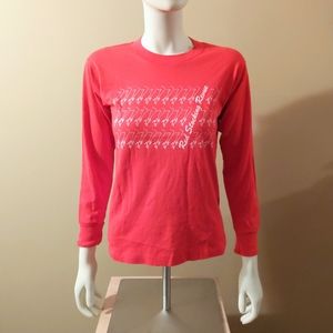 80s Red Stocking Revue Long Sleeve